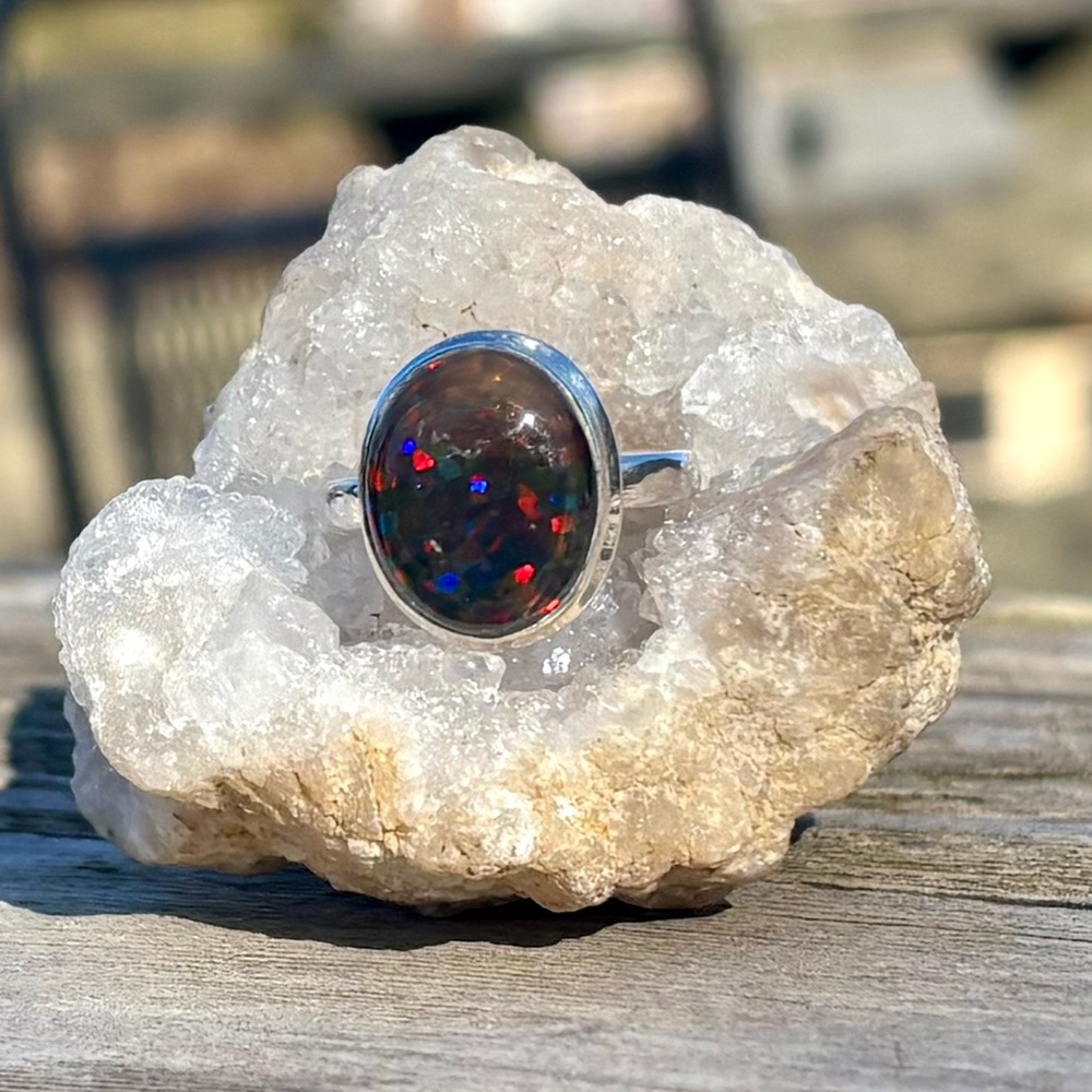 New! Aurora Opal Ring - image 5